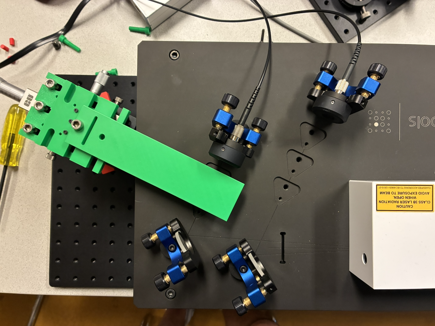 Final quantum ghost imaging setup in the laboratory